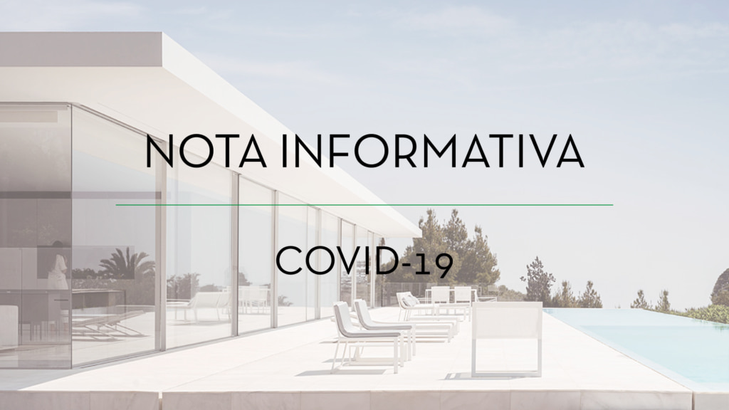 Nota informativa 113 NOTA INFORMATIVA COVID 19 DEKOVENT